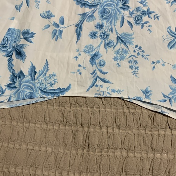 Closet Women’s Fairy Core Handkerchief Point Hem SZ 10 Dress Floral Blue/White - Picture 15 of 16